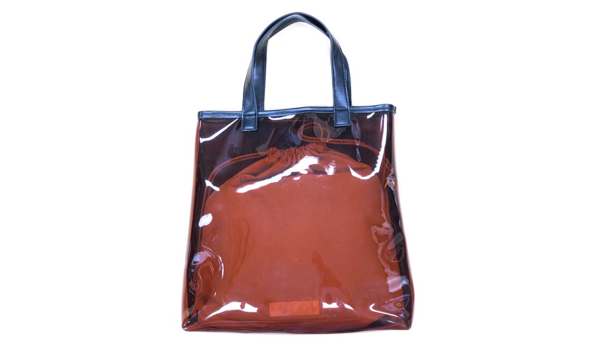 PVC＋コットン素材のバッグ制作
