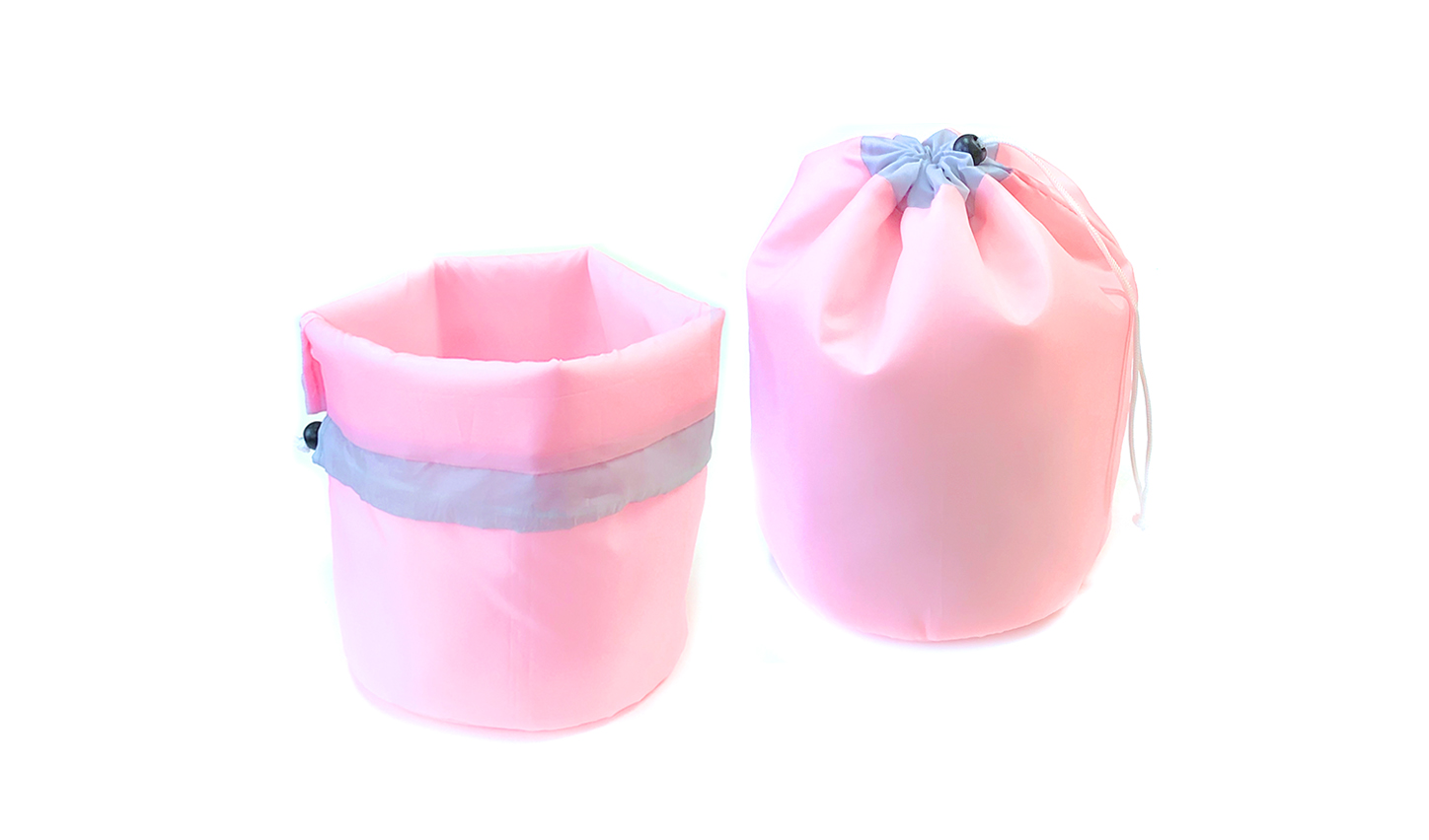 ポリエステル素材のマスクティッシュポーチ制作 Js貿易株式会社